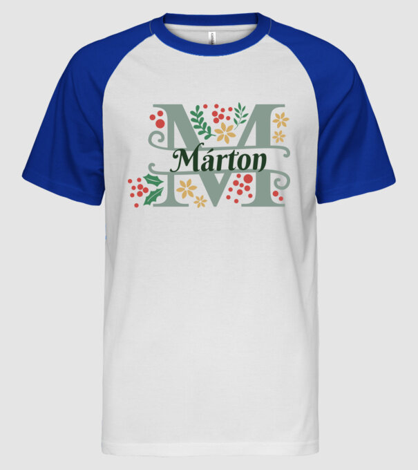  minta fehér/royal pólón