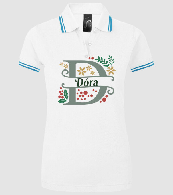 minta fehér pólón